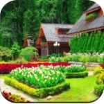 garden wallpaper 4k android application logo